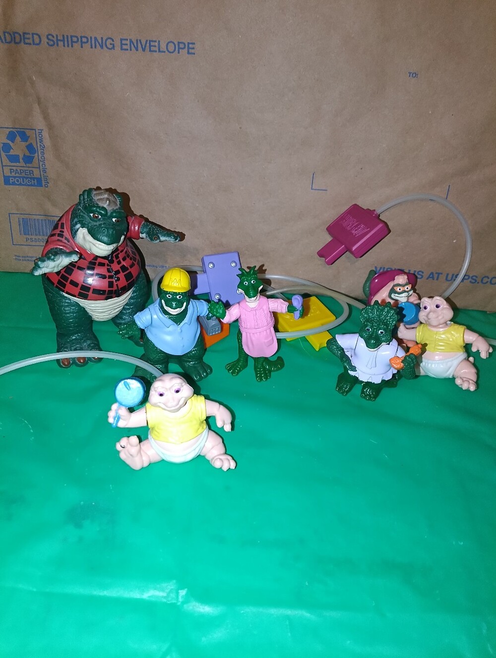 Vintage Dinosaur TV Show Family Pumptoys Etc..Toylot Lot Of 6 🦖🦕